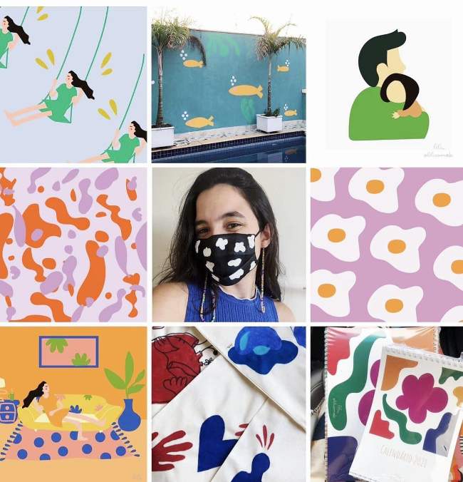 A Arte e as Cores que encantam de  Lela Riedel: Por Por Bosco Martins