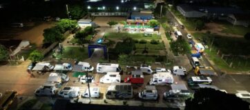 Caravana Motorhome Bioceânica é sucesso de interação e socialização em Caracol
