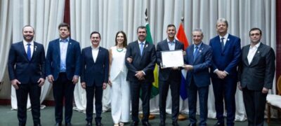 Paulo Corrêa participa de encontro de líderes mundiais da COP15 e homenageia presidente do Paraguai