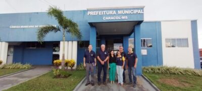 Diretoria do Rotary Club de Bela Vista visita Prefeito de Caracol