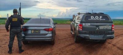 Mulher é presa pelo DOF com carro adulterado em Ponta Porã