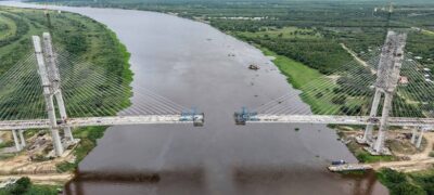Ponte Bioceânica está a 37 metros de unir Brasil e Paraguai e marca novo capítulo na integração sul-americana