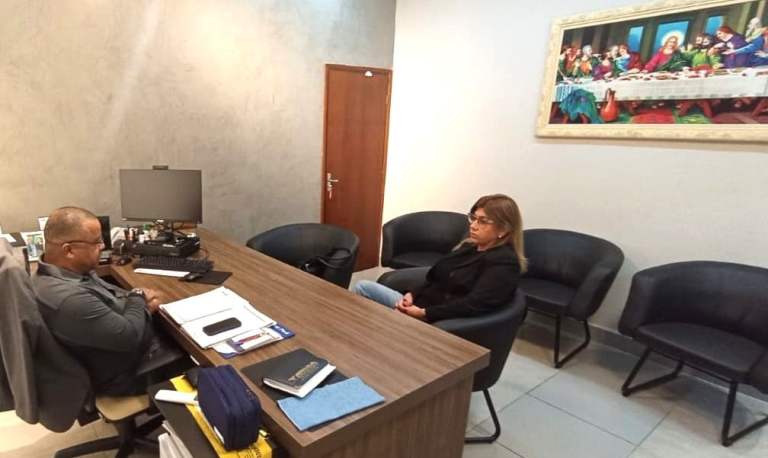 Jelson Bernabé recebe coordenadora do Procon tendo como pauta a Energisa