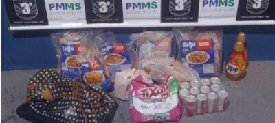 Suspeito é detido após tentativa de fuga e confessa furto a mercado em Porto Murtinho
