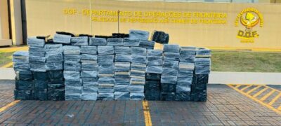 DOF apreende quase duas toneladas de maconha escondidas em carga de óleo de soja