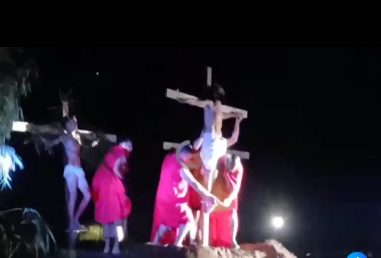 Bela Vista: Encenação “Paixão e Morte de Jesus Cristo” emociona público na fronteira