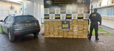 DOF apreende mais de uma tonelada de maconha em Ponta Porã