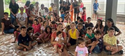 Celebração da Vida reúne famílias e crianças da Capela Nossa Senhora do Trabalho