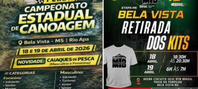 Bela Vista terá fim de semana de grande movimentação com esporte, feira e show musical