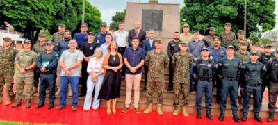 GGI-FRON-DIV realiza reunião no 10º Regimento de Cavalaria Mecanizada, em Bela Vista