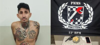 Acusado de matar estudante em Naviraí é preso pela PM