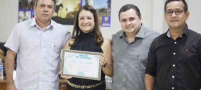 Câmara de Bela Vista aprova Moção de Aplausos do vereador JT à professora Vera Prado