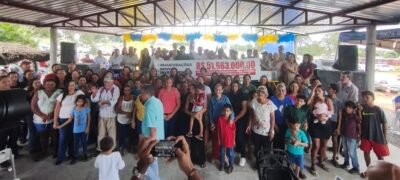 Prefeito Neco e governador Riedel comemoram mais de R$ 51 milhões em investimentos em Caracol