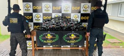 DOF apreende quase 70 quilos de cocaína escondidos em Honda Civic