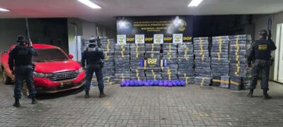 DOF apreende mais de 2,6 toneladas de drogas e recupera veículos roubados em Sete Quedas