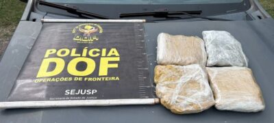 DOF prende mulher com skunk durante bloqueio em Corumbá