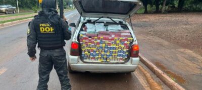 DOF prende dupla com agrotóxicos e cigarros contrabandeados em Maracaju