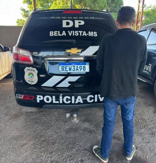 Foragido da Justiça é capturado pela Polícia Civil de Bela Vista e indiciado por furto qualificado
