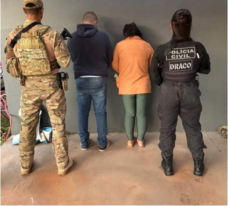 Cinco são presos em MS por tráfico interestadual e lavagem de dinheiro