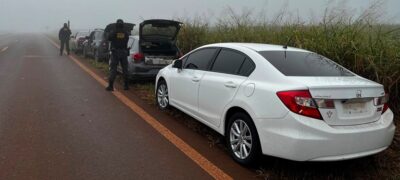 DOF desarticula comboio com cinco carros e apreende mais de 400 quilos de drogas