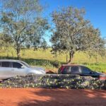 DOF recupera caminhonete furtada e apreende 2 toneladas de maconha após motoristas furarem bloqueio