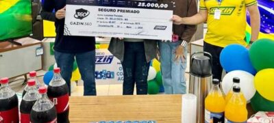 Lucimar Paredes ganha R$ 25 mil no Seguro Premiado da Gazin em Bela Vista