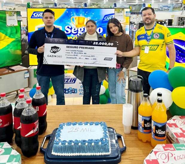 Lucimar Paredes ganha R$ 25 mil no Seguro Premiado da Gazin em Bela Vista