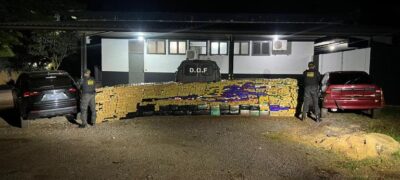 DOF apreende mais de 2 toneladas de drogas