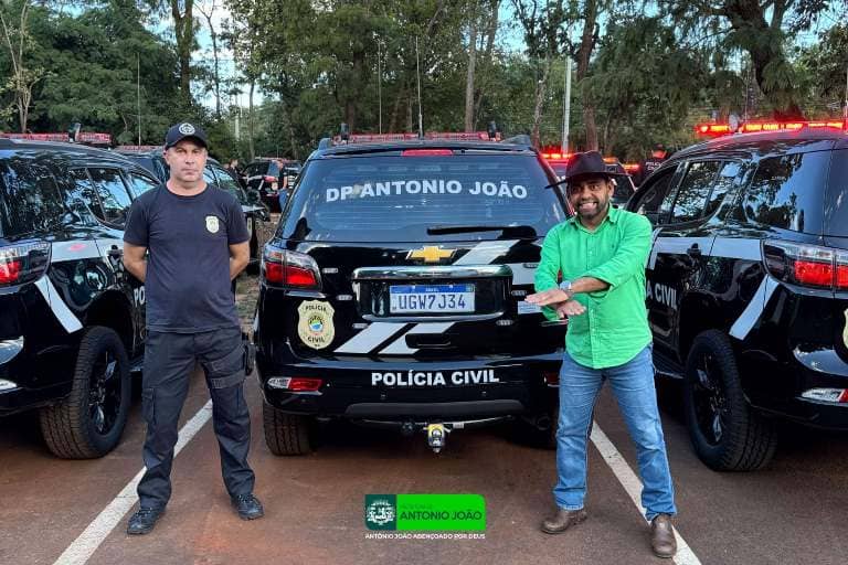 Segurança Pública de Antônio João Recebe Novas Viaturas e Armamentos por Meio de Programa Estadual