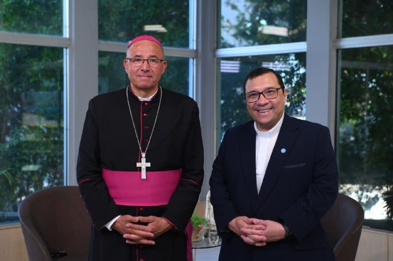 Patriarca de Lisboa, Dom Rui Manuel Sousa Valério, realiza visita institucional à Canção Nova, em Cachoeira Paulista (SP)