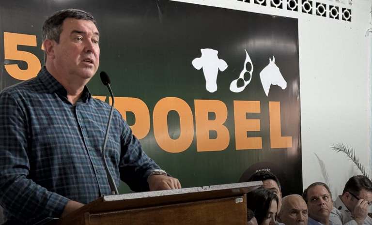 Governador Eduardo Riedel participa da abertura oficial da 54ª Expobel em Bela Vista