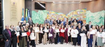Câmara de Ponta Porã homenageia servidores públicos aposentados do Executivo e Legislativo