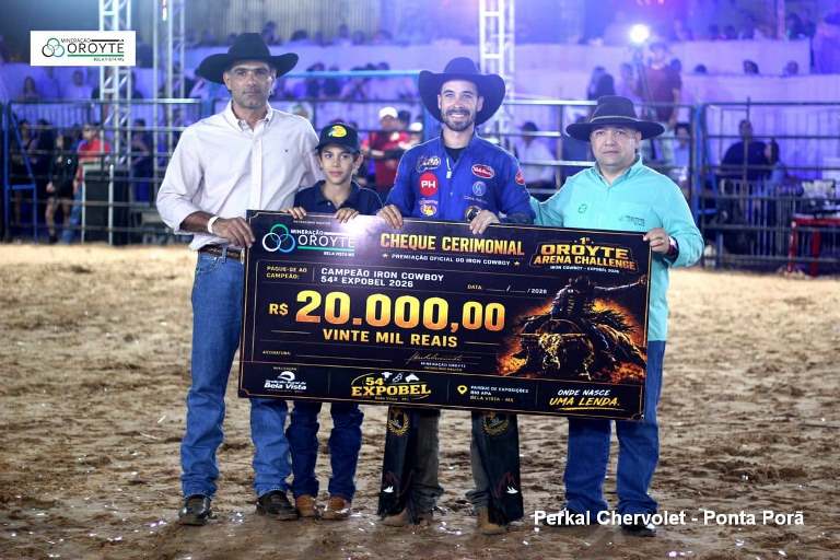 Claudio Oliveira Junior conquista o Iron Cowboy e leva prêmio de R$ 20 mil patrocinado pelo Calcário Oroyte