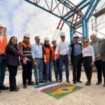 Prefeito Nelson Cintra acompanha visita do presidente do Paraguai às obras da Ponte Bioceânica