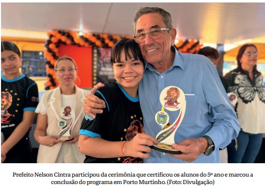 Alunos de Porto Murtinho concluíram PROERD com formatura e corrida de rua