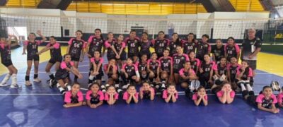 1° festival de voleibol de caracol Projeto Esporte + Escola Participação especial jogo das mães
