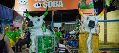Touros Bandido e Encantado levam cultura de Porto Murtinho ao 19º Festival do Sobá, em Campo Grande