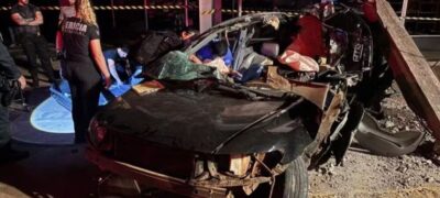 Batida brutal parte poste ao meio e mata jovem de 23 anos no interior
