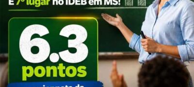 Educação de Caracol dá salto histórico no IDEB 2025 e conquista o 7º lugar em Mato Grosso do Sul