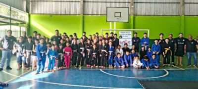 Projeto social LUTANDO PELO BEM DR RUBENS – SICREDI realiza o 1° OPEN regional  de jiu-jitsu Em Caracol