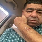 Subprefeito tira faca pra população, é desarmado e toma surra em MS