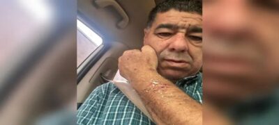 Subprefeito tira faca pra população, é desarmado e toma surra em MS