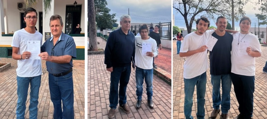 Jovens recebem Certificado de Dispensa do Serviço Militar em Bela Vista