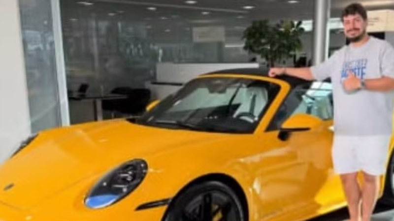 Porsche e BMW: Influenciador que fazia rifas de R$ 1,49 é preso com frota de carros de R$ 10 milhões na garagem