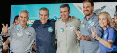 A nove dias da eleição, Paulo Corrêa reúne Riedel, Reinaldo e Contar em megaevento na capital