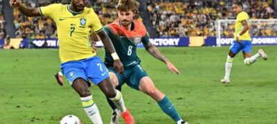 Brasil empata no último lance e evita derrota para a Austrália no primeiro teste após a Copa