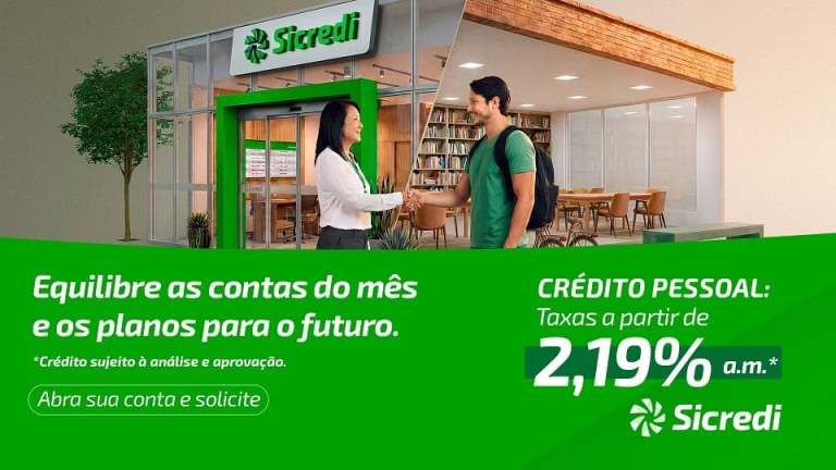 Campanha Crédito Ideal disponibiliza crédito pessoal para realização de projetos