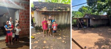 Ação liderada por integrante da Pastoral da Criança mobiliza comunidade e ajuda família a conquistar uma casa digna