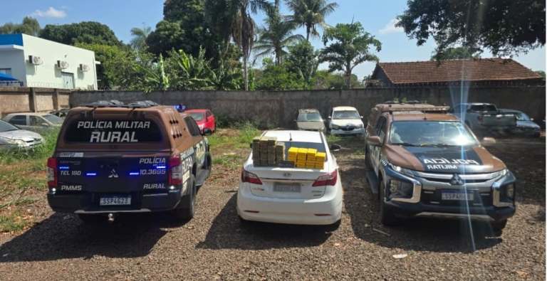 Batalhão de Polícia Militar Rural apreende quase 60 KG de Cocaína e causa prejuízo de R$ 3,5 milhões ao tráfico