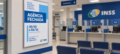 Agências do INSS não abrem nesta sexta (30/10) e nem na próxima segunda (2/11)